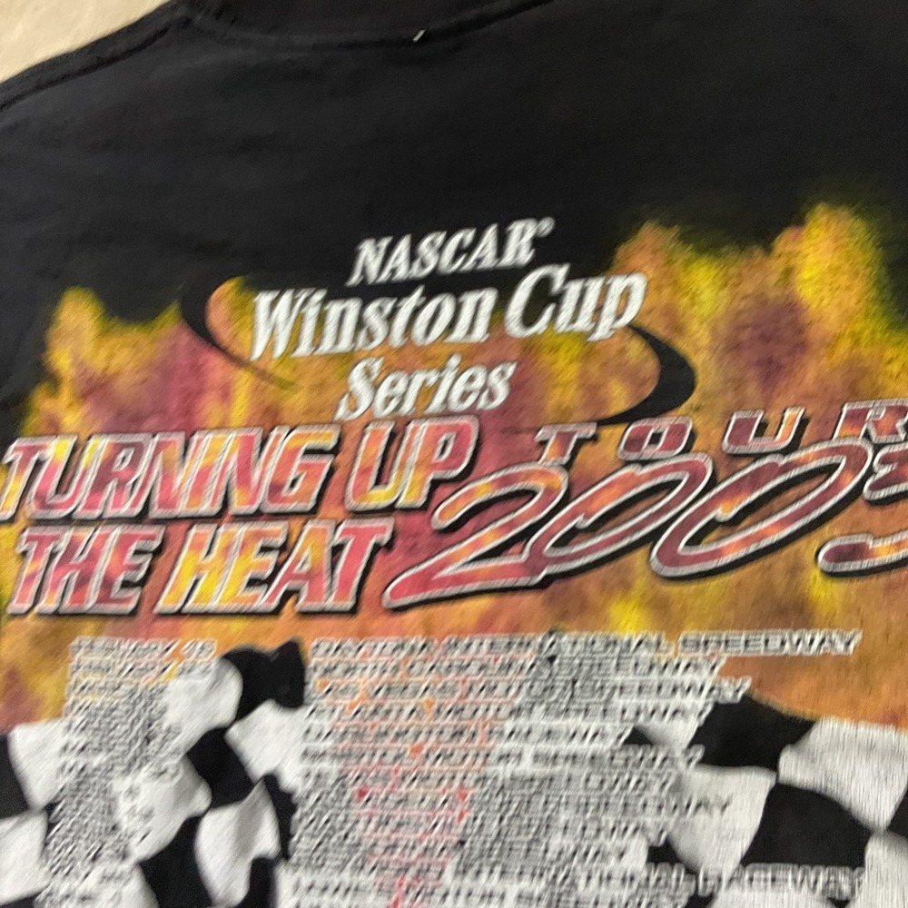 Vintage Nascar Racing Winston Cup Series T-Shirt Y2K Double Sided Graphics Sz L - Picture 5 of 7